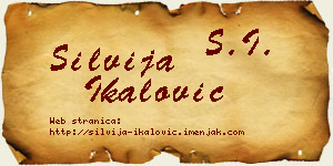 Silvija Ikalović vizit kartica